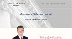 Desktop Screenshot of mndefenselawyer.com