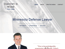 Tablet Screenshot of mndefenselawyer.com